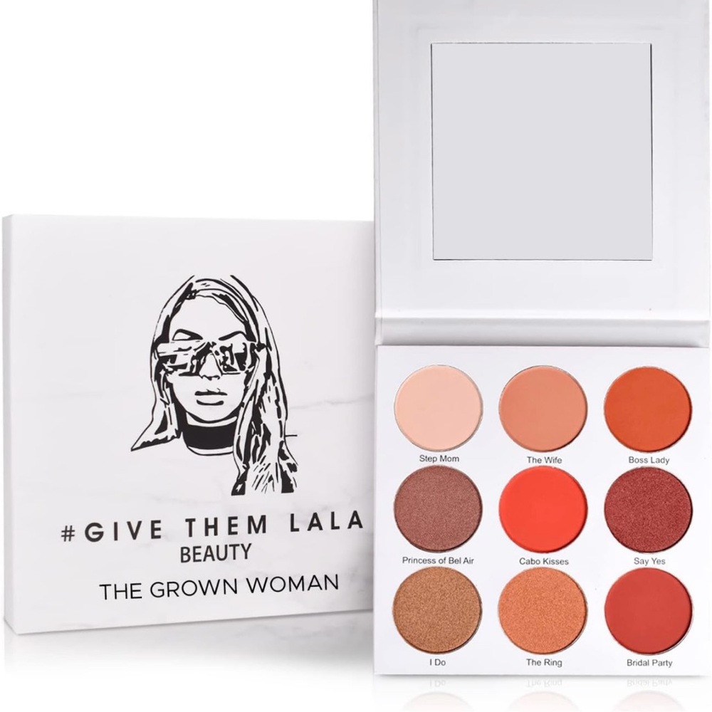 #GiveThemLala The Grown Woman Eyeshadow Palette - Warm Neutrals & Coral
